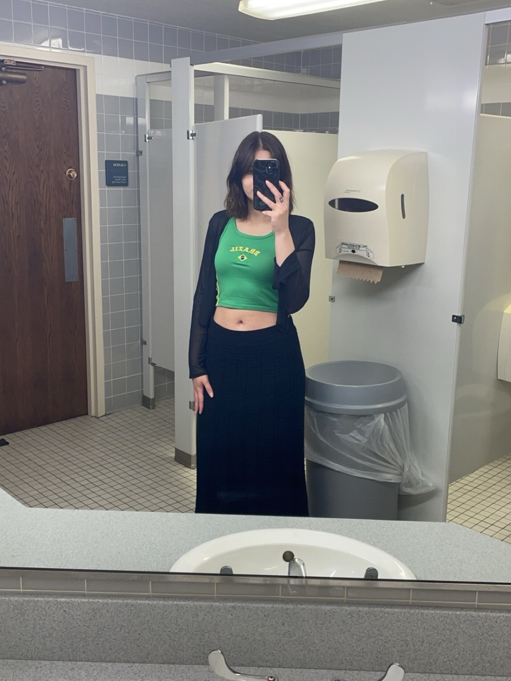 RSQ Cropped Brazil Top